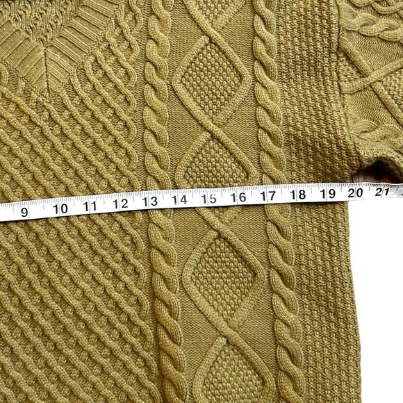 Aritzia Sunday Best Peggy V-Neck Sweater- Merino Wool V-Neck Cable Knit Sweater - Picture 12 of 13